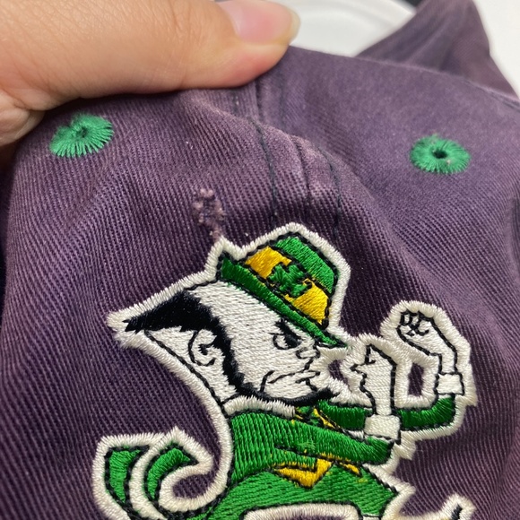 VTG NOTRE DAME Fighting Irish Baseball Hat Cap Snapback OSFM - Picture 3 of 10